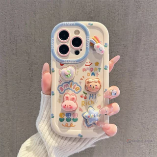 เคสไอโฟน ตุ๊กตา DIY สำหรับ IPhone 11 12 13 14 15 PRO MAX 14 15 Plus 15PRO 11PRO 13PRO 14PRO 12PRO 14Plus 15Plus PFK585