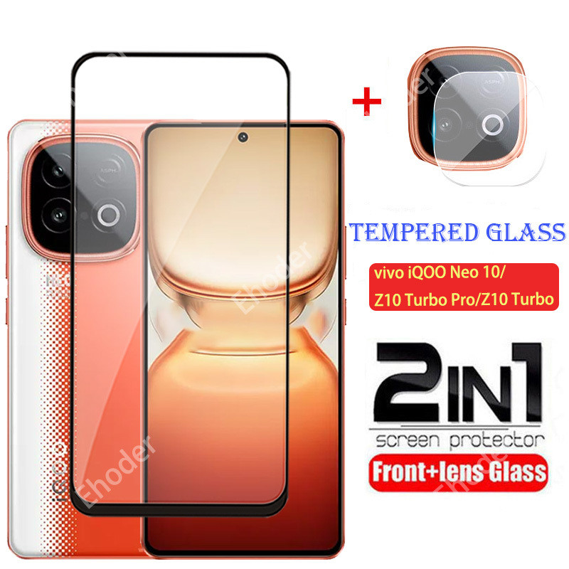 คลุมทั้งหมดป้องกันหน้าจอสําหรับ iQOO Neo 10 5G 2025 ฟิล์มด้านหน้าสําหรับ iQOONeo10 Neo10 ป้องกันกล้อ