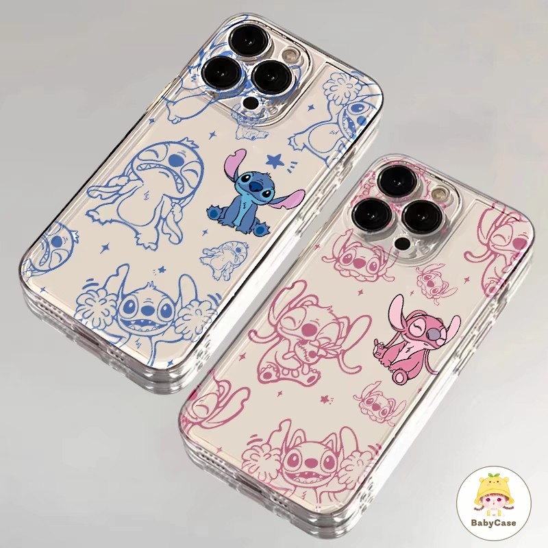 เคสไอโฟน 15 สำหรับ iPhone 11 13 15 14 12 Pro Max 7Plus 8Plus XR X XS Max 8 7 14 15 Plus SE 2020 ปกการ์ตูนคู่รักน่ารัก