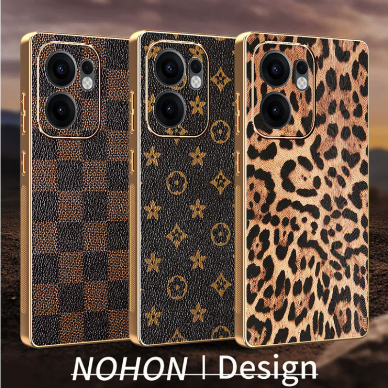 กระเป๋าโทรศัพท์หนังหรูหราสำหรับ OPPO Reno 14 14F 13F 13 FS 12F 12 11 F 10 Pro 5G 4G ออปโป้ Case ป้องกันการกระแทก ขอบเคลือบ ฝาหลังขอบเคลือบ