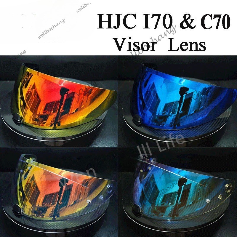 HJC I70 / C70 /I10/IS-17 เลนส์กระบังหน้าอิริเดียม