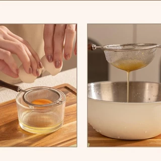 in stockBRIL กระชอนตาข่ายละเอียด, ทําความสะอาดง่ายสแตนเลส Matcha Sifter, Rust-Proof Small Very Fine Mesh Didi ตะแกรงสําหรับห้องครัว