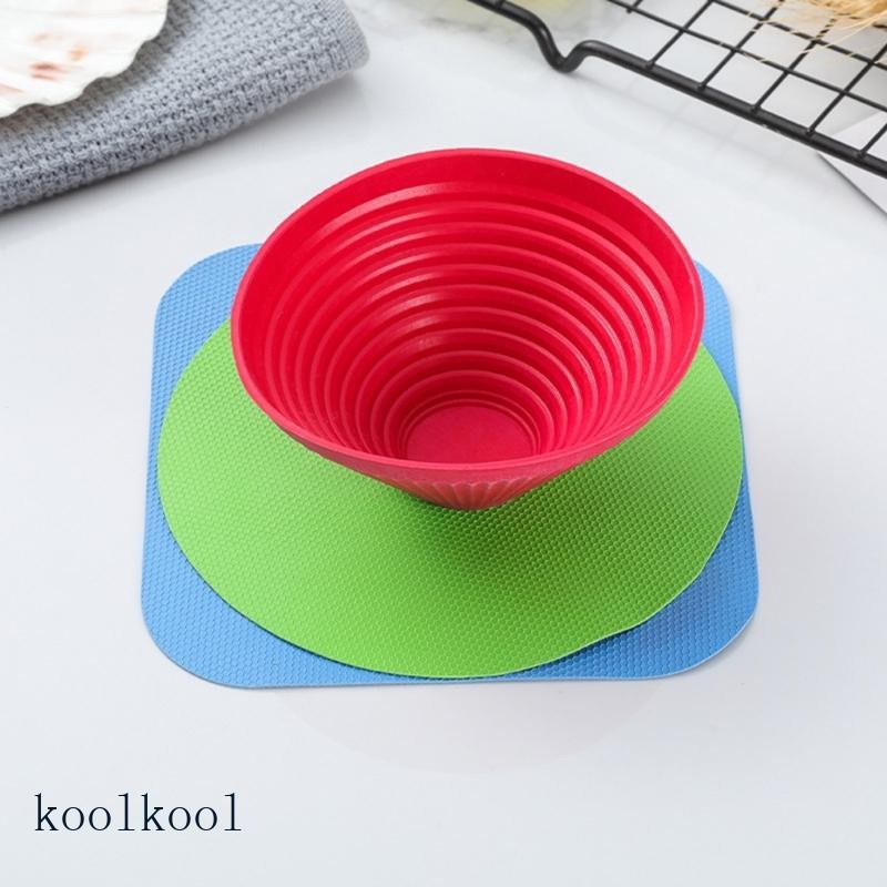 Kool 3 ชิ้น Jar Gripper Pads โถยางมัลติฟังก์ชั่น Gripper Pad ที่เปิดขวด Gripper