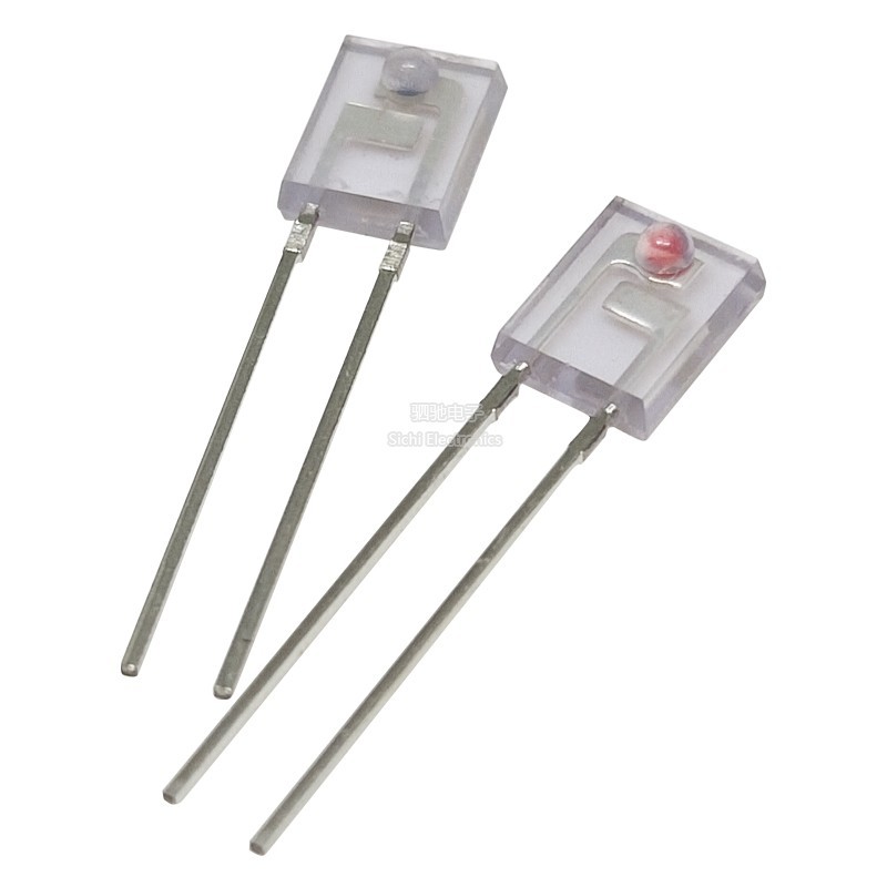 IR908-7C/PT908-7C ยี่ห้อใหม่อินฟราเรดเครื่องส่งสัญญาณหลอดรับหลอดสแควร์ด้านข้างไดโอดแสง