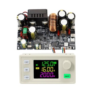 XY12522 DC Buck แหล่งจ่ายไฟ 12-140V อินพุต 0-125V เอาต์พุต 2000W MPPT ชาร์จพลังงานแสงอาทิตย์ 1.8 นิ้ว LCD ความแม่นยําสูง 0-22A Current