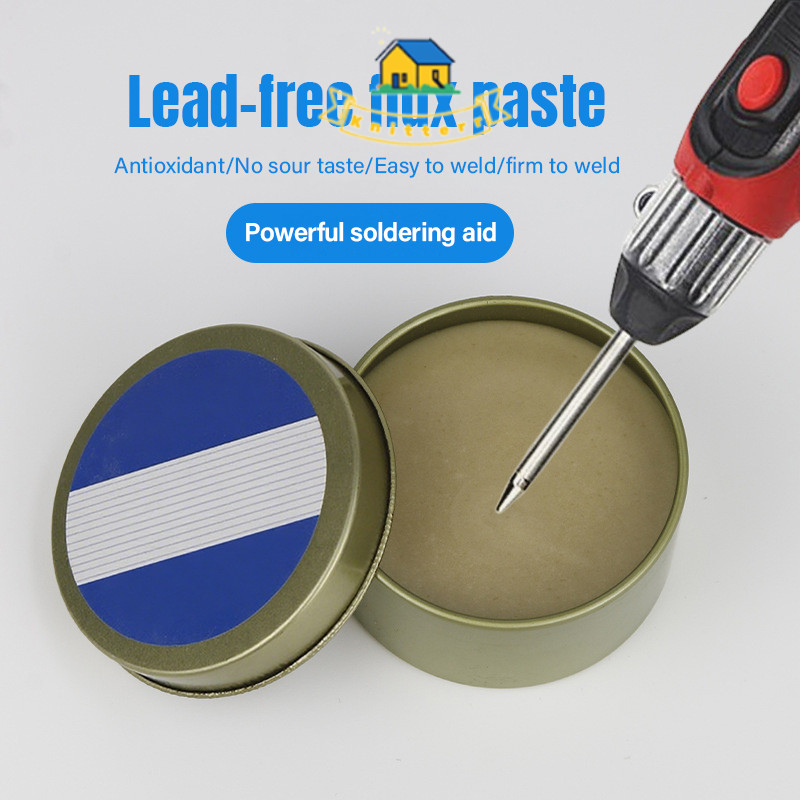 Knitterr 35g/100g ฟลักซ์ น้ำยาประสานช่วยในการบัคกรีคุณภาพดี ขนาด 100 กรัม ตลับเหล็ก - รูปที่ 6