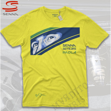 Ayrton Senna 30 Years Racing Tshirt คอกลม