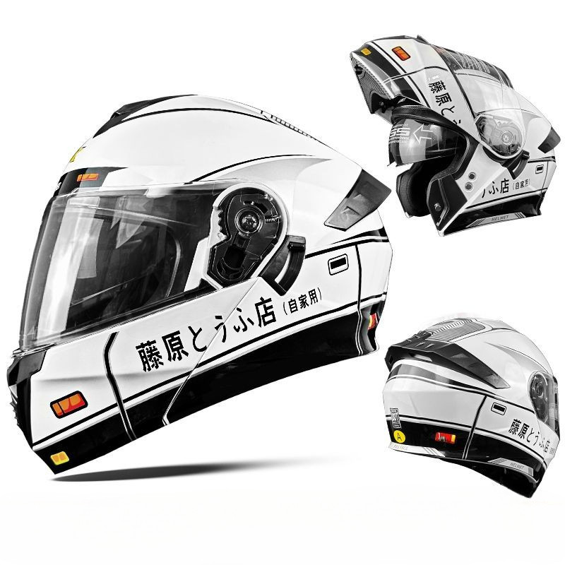 3C ได้รับการรับรองหมวกกันน็อคเต็ม Four Seasons Universal Cool หมวกกันน็อครถจักรยานยนต์ฤดูหนาวผู้ชายผู้หญิง Anti-Fog อัศวินที่ไม่ซ้ํากันบลูทูธ