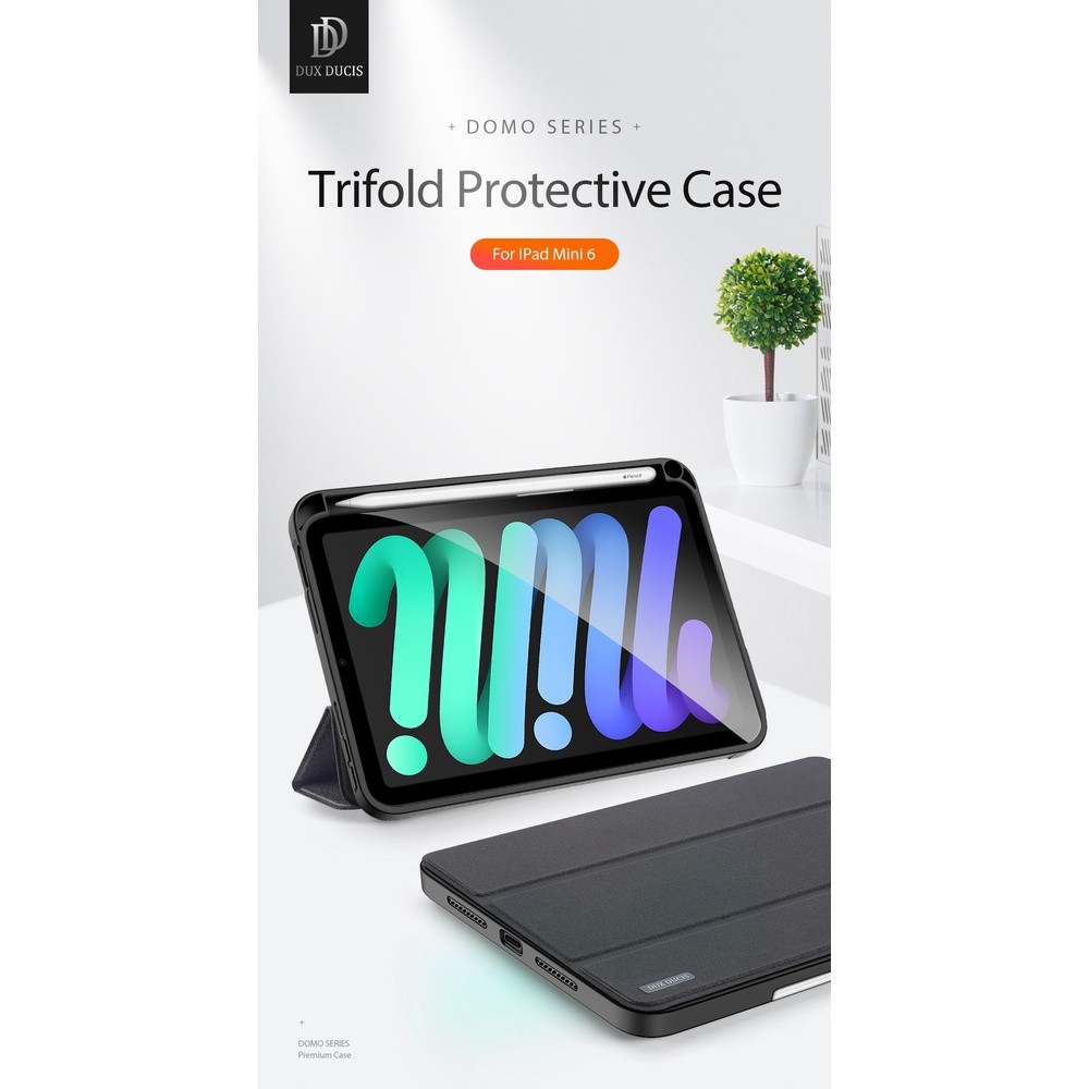 DUX DUCIS iPad Mini 6 Domo Series Case iPad Flip พร้อมที่ใส่ดินสอ