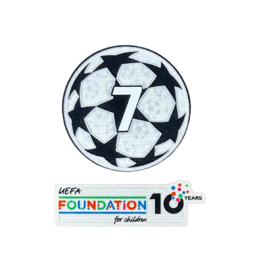 OFFICIAL 2025-26 UEFA UCL Starball BOH 7 + Foundation 10 Years Anniversary Patch