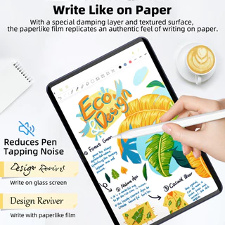 GOOJODOQ Magnetic Paperlike Screen Protector for IPad Unhindered Touchscreen Eye Protection and Anti Glare