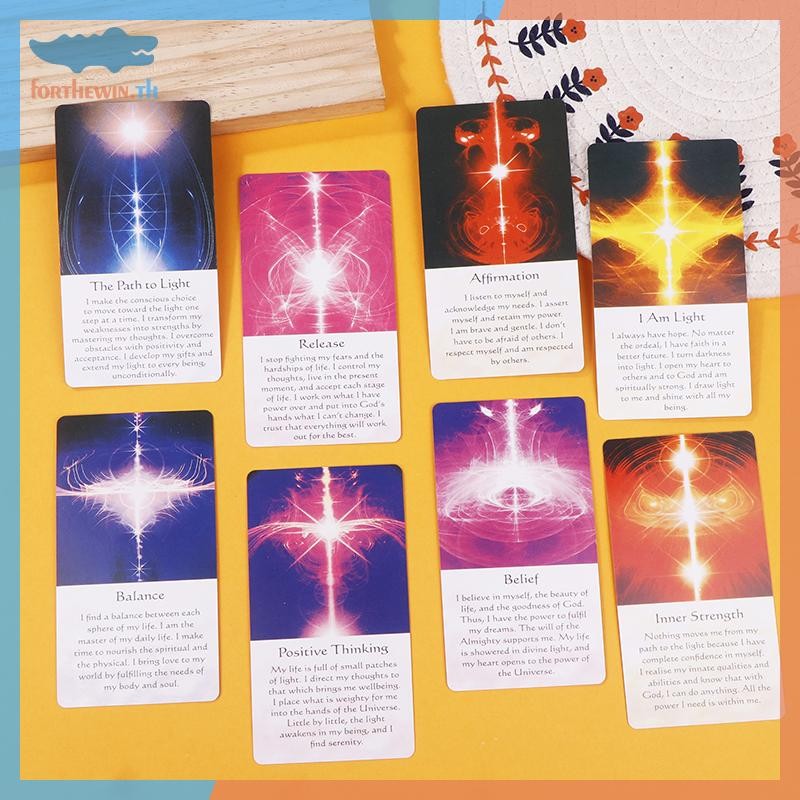 Forthewin Healing Energy Oracle การ์ด 54 ชิ้นการ์ดรุ่น Deck Wisdom Of The Divine Witchy เริ่มต้น th