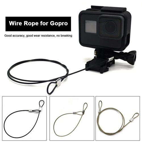 Smatree 60 cm Stainless Steel Tether Lanyard สายกันกล้องหล่นพร้อมน๊อต for GoPro / DJI / Insta360 By Aquapro thumbnail 8