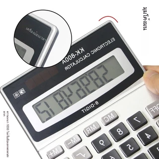เครื่องคิดเลขจอใหญ่ กดง่าย ครื่องคิดเลข พกพา ขนาด เล็ก KK-800A A00130