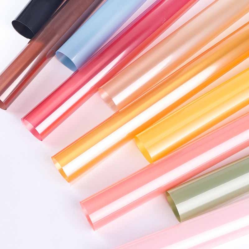 20pcs58cm*58cm กระดาษห่อคริสตัล/กระดาษห่อดอกไม้กันน้ํา