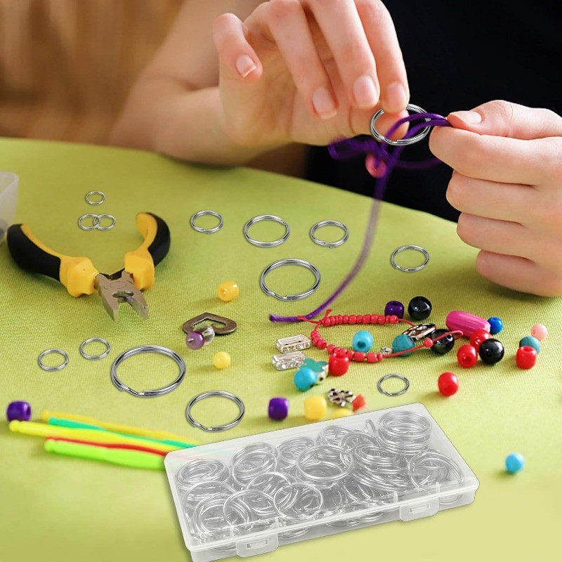 20ชิ้น25มิลลิเมตรรอบแยกแหวนพวงกุญแจ/ขัดโลหะเปล่าพวงกุญแจ/เครื่องประดับ ทําเอง รถผู้ถือกุญแจ - รูปที่ 2