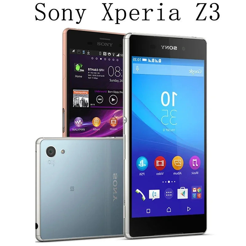 Sony Xperia Z3 D6603 โทรศัพท์มือถือ 4G เวอร์ชั่นญี่ปุ่น 5.2 3GB + 16GB 20.7MP Snapdragon 801 Quad-Co