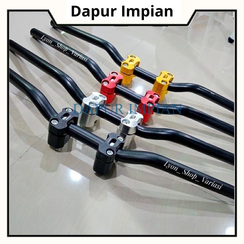 แฮนด์ DPI RZR + แฮนด์ CNC Raiser CB150R Satria Fu Vixion Sonic Universal