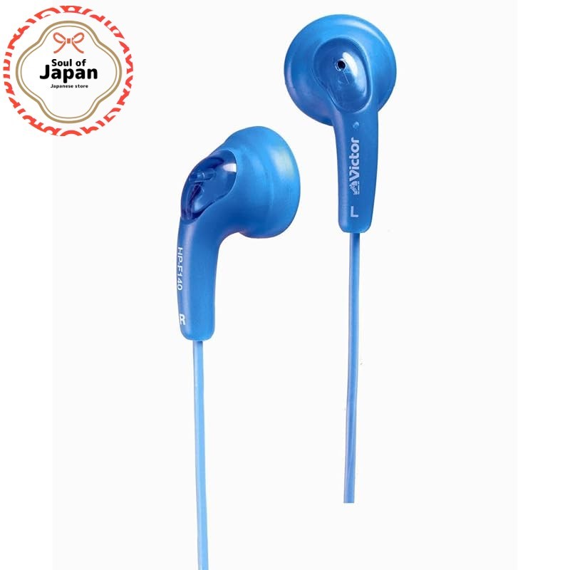 JVC Kenwood JVC HP-F140-A Earphones Wired Inner-ear Type Gumy Phone Blue
JVC Kenwood JVC HP-F140-B E