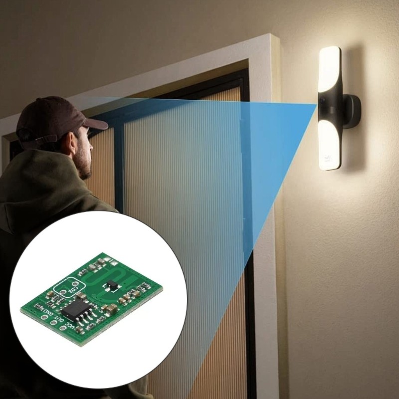 HL ไมโครเวฟ Radars Motion Detector โมดูลสําหรับระบบรักษาความปลอดภัย 4 28V แรงดันไฟฟ้าสนับสนุนการออกแ