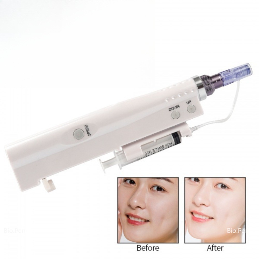 2 in 1 Wireless Hydra beauty device Portable Smart micro machine เครื่องความงามสกรูบนใบหน้าพร้อมแสงสีแดงสําหรับบีบีโกลว์