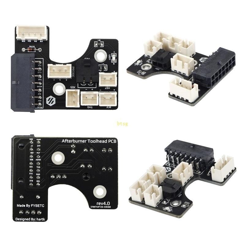 Btsg ชิ้นส่วนเครื่องพิมพ์ Voron 0 1 เครื่องพิมพ์ HARTK AFTERBURNER TOOLHEAD PCB V4 0 สําหรับ Voron