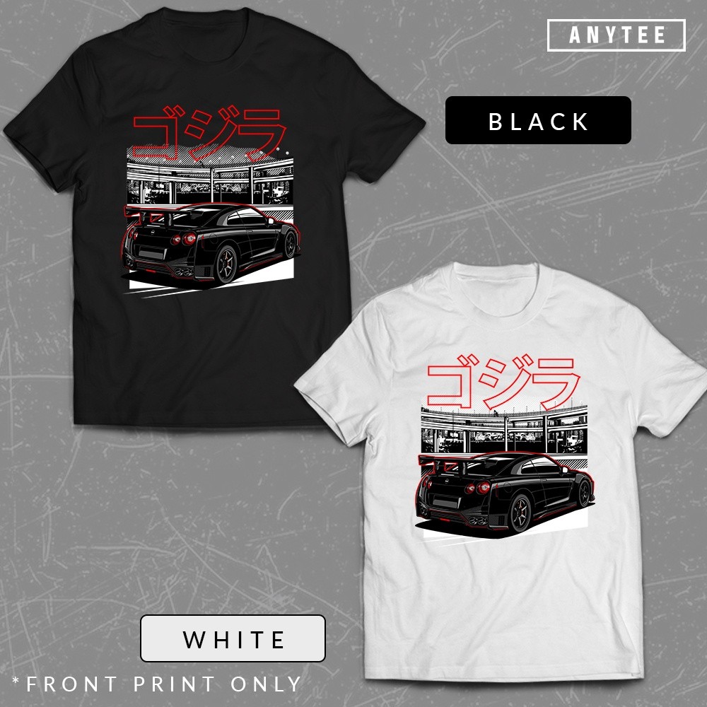 เสื้อแข่งยานยนต์พิมพ์ลาย Nissan GTR R35 Skyline