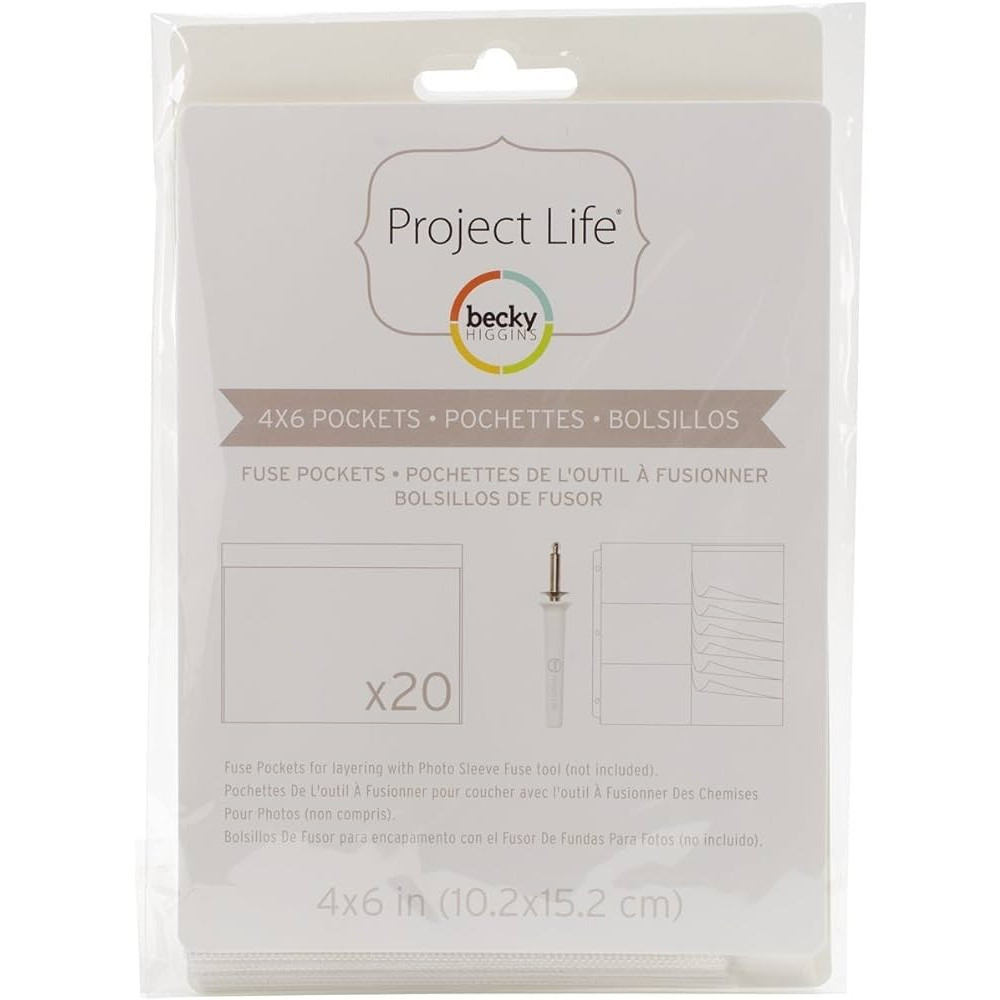 หัตถกรรม Project Life ปลอกฟิวส์ถ่ายรูป 20/Pkg- 4x6