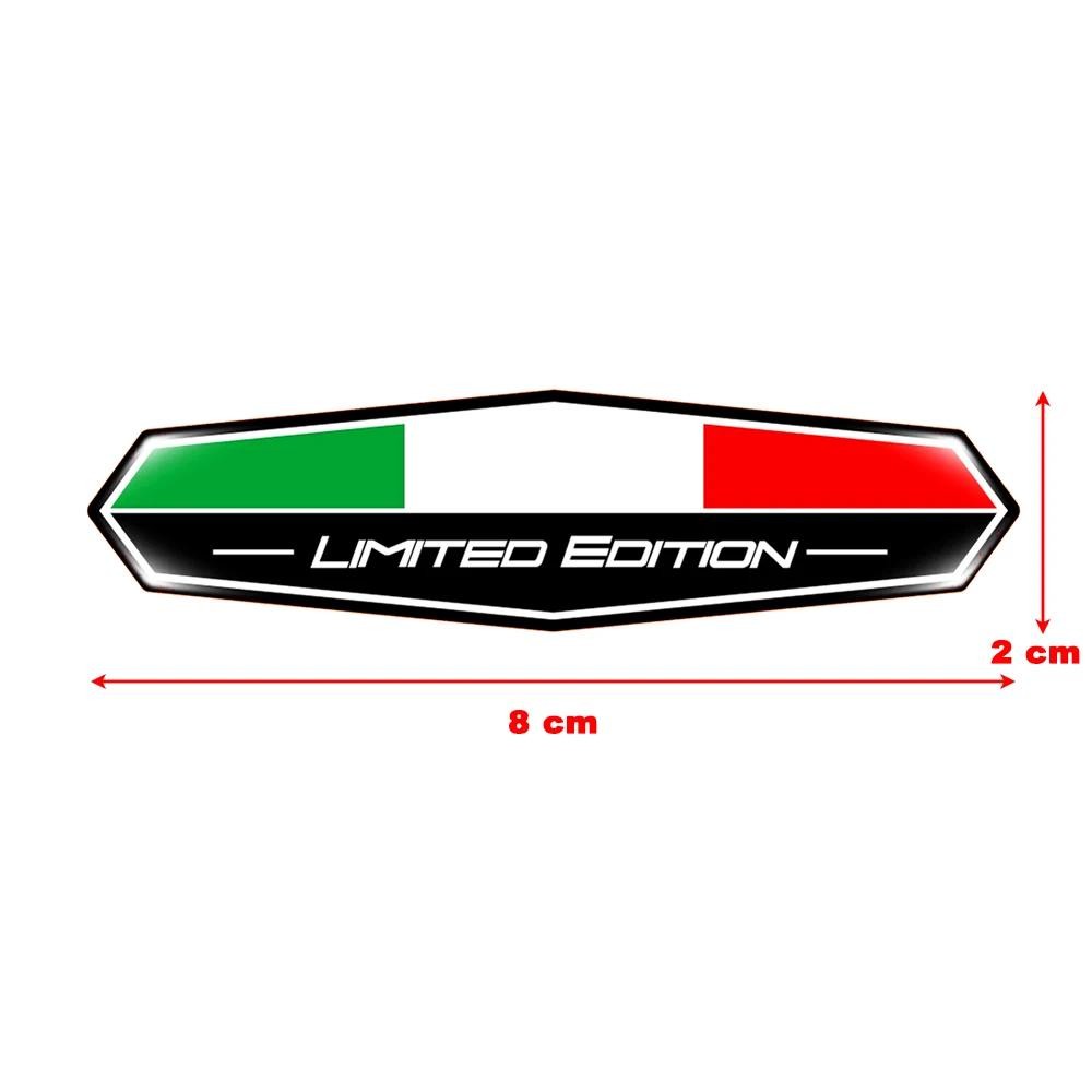3D อิตาลี Limited Edition สติกเกอร์ Italia Flag Decals สําหรับสติ๊กเกอร์ติดรถยนต์ GTS 300 GTV LX 150 Sprint Aprilia Ducati