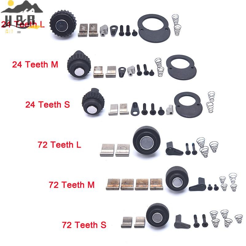 H&B Jun 24/72 ฟัน Ratchet Socket ประแจซ่อมอุปกรณ์เสริมอะไหล่ชุด {th}
