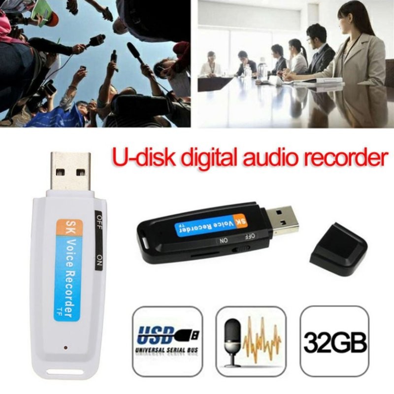 (ใหม่) Creative เครื่องอัดเสียง U Disk USB แฟลชไดรฟ์ เมมโมรีขนาดใหญ๋เครื่องบันทึกเสียง USB USB Card 