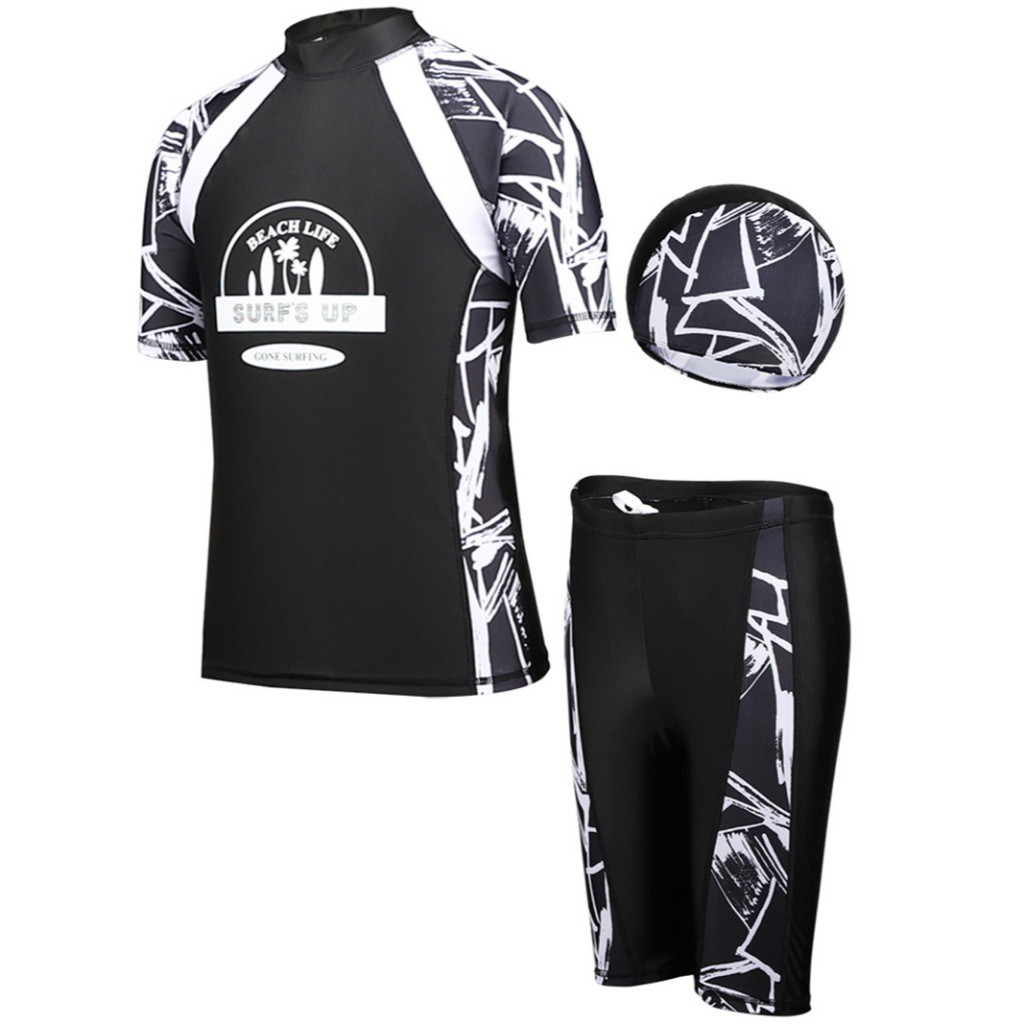 COCO ชุดว่ายน้ำเด็กผู้ชาย เสื้อ+กางเกงขาสั้น รุ่น2691 - รูปที่ 2