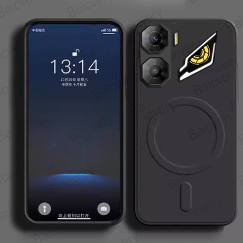สําหรับ ZTE NUBIA NEO 3 5G ปลอกผิวเคสโทรศัพท์พร้อมที่ใส่เครื่องชาร์จไร้สายแบบแม่เหล็ก