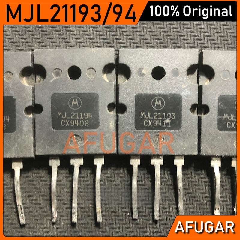 2คู่ (MJL21193+MJL21194) ต้นฉบับเครื่องรื้อมือสองใช้เครื่องขยายเสียงทรานซิสเตอร์