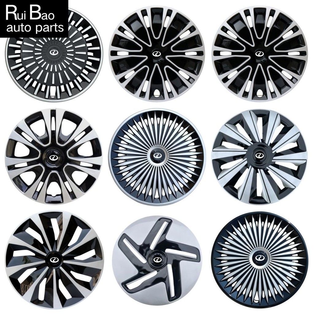 Swiss 13-14 นิ้วพลังงานใหม่ EC31EC35EK05K07S Hub Cap ดัดแปลงเหล็กขอบฝาครอบยางหมวก