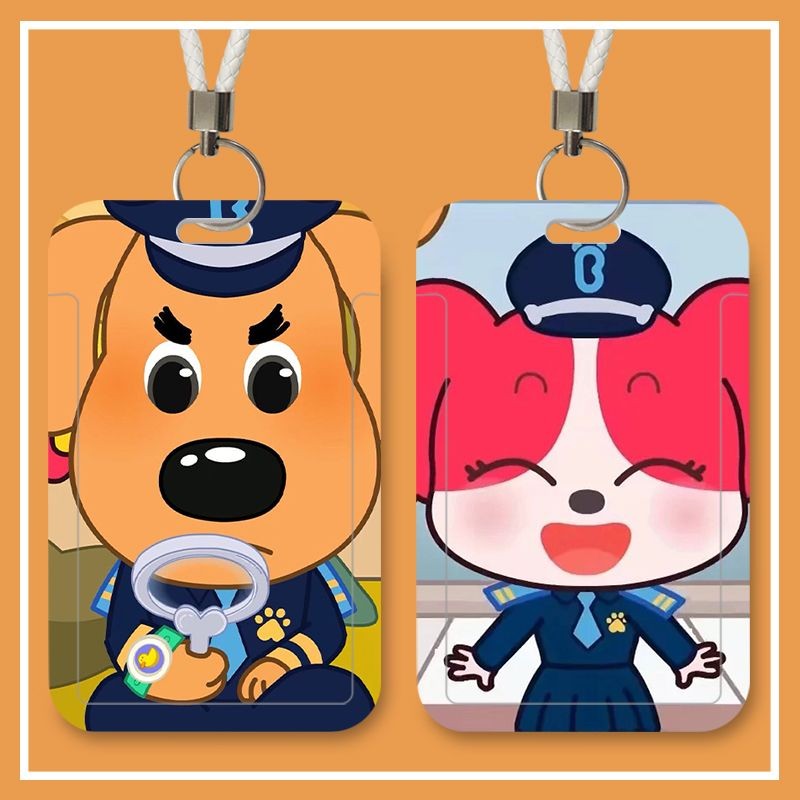 สินค้าใหม่พร้อมสต็อกนายอําเภอลาบราดอร์การ์ตูนนักเรียนสไลด์ผู้ถือบัตรอาหารการ์ดทํางาน เพอมิท รถบัส ยี่ห้อระบุ รหัส กรณีป้อง20250617