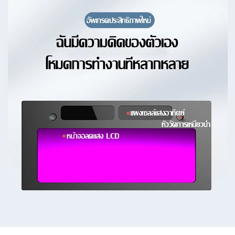แว่นตาเชื่อม ปรับแสงออโต้ เชื่อมได้ทั้งวันไม่ปวดตา ได้ทั้งสวมและคาดหัว - รูปที่ 7