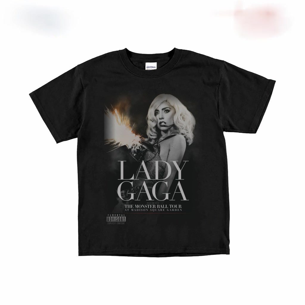 🔥👕: [พร้อมส่ง]Lady Gaga Gildan Premium Cotton Original l Black cpcc