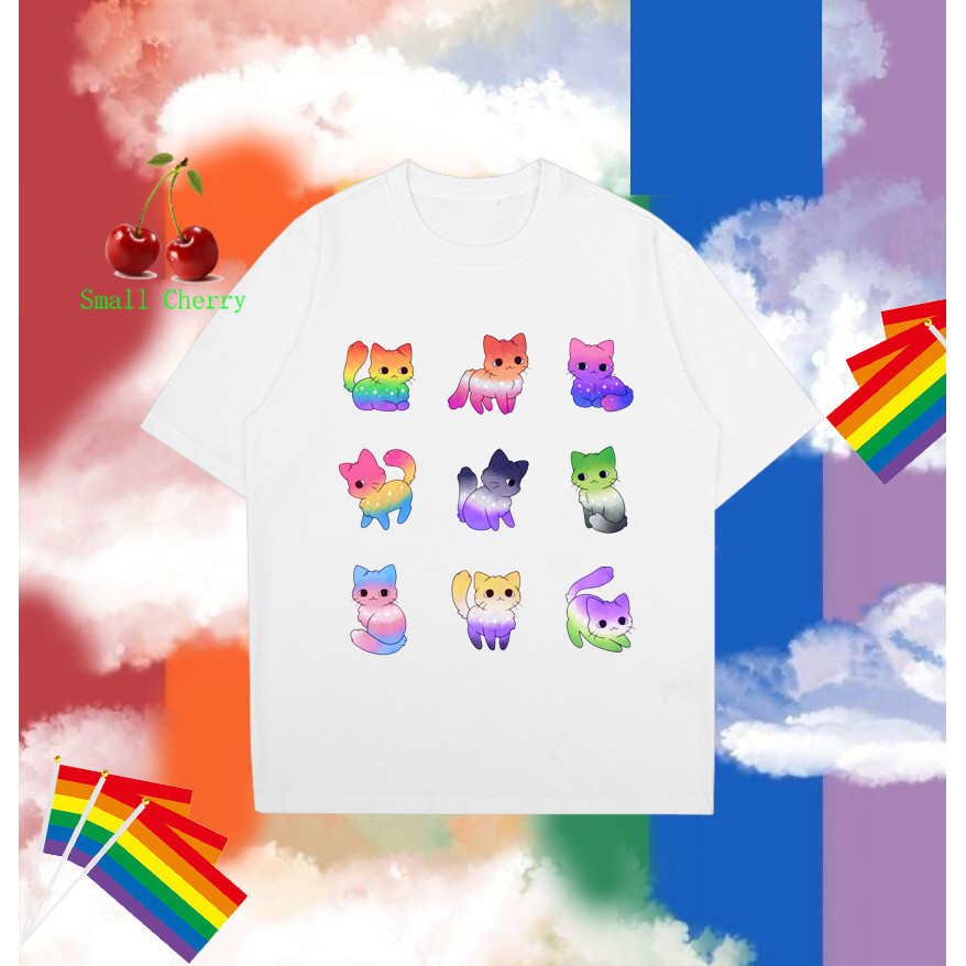 🏳‍🌈 Pride Month🏳‍🌈 2025เดือนแห่งความภาคภูมิใจ ธงสายรุ้ง LGBT Pride Month LGBT Rainbow Flag T-shirt