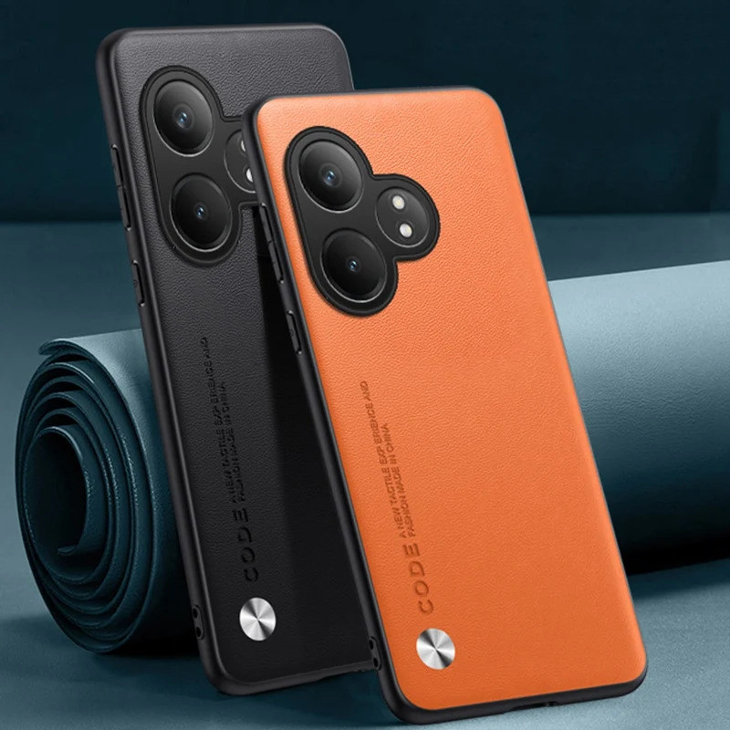 หรูหรา PU หนังสําหรับ Realme GT6 GT 6T 6 T 5G ปกหลังซิลิโคนป้องกันเคสโทรศัพท์สําหรับ Realme GT Neo 6 SE GT6T