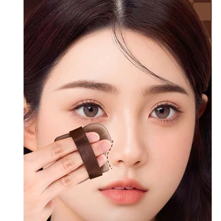 พัฟสีช็อกโกแลต 6 ชิ้น เซ็ตพัฟแต่งหน้าช็อค นุ่มพิเศษ ใช้ได้ทั้งแห้งและเปียก พัฟแป้ง