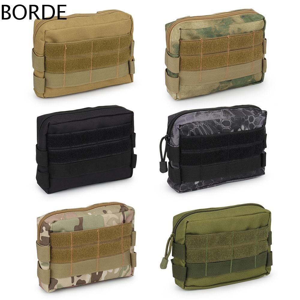 BORDE กระเป๋าคาดเอว Camouflage EDC เครื่องมือกลางแจ้ง Camping Hiking Multifunctional Dump Drop กระเป๋า
