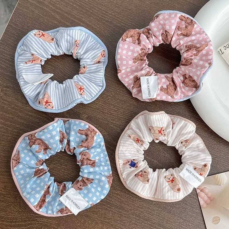 ยางรัดผมลายน้องหมี มาใหม่ น่ารัก มีให้เลือกหลายแบบ พร้อมส่ง - รูปที่ 3