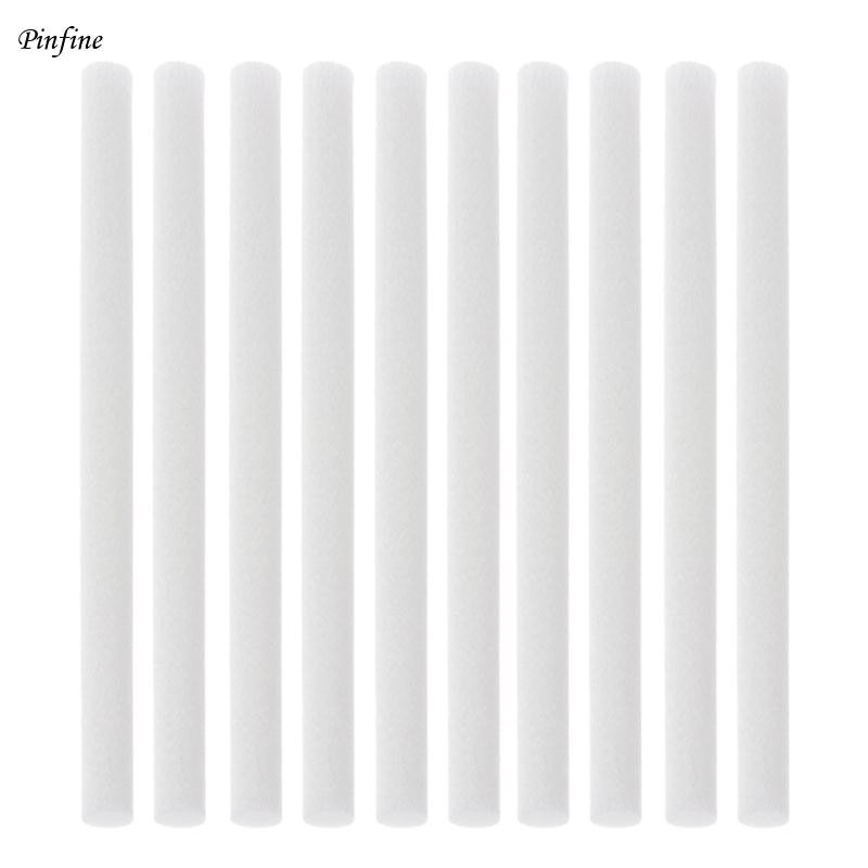 Pinfine 10 ชิ้น Humidifier Sticks กรองเติม Sticks Wicks เปลี่ยนสําหรับแบบพกพาส่วนบุคคล USB Powered H