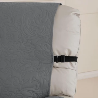 Chivas ผ้าคลุมโซฟากันน้ํา Featherstitch ลายควิลท์ 1 ที่นั่ง Slipcover