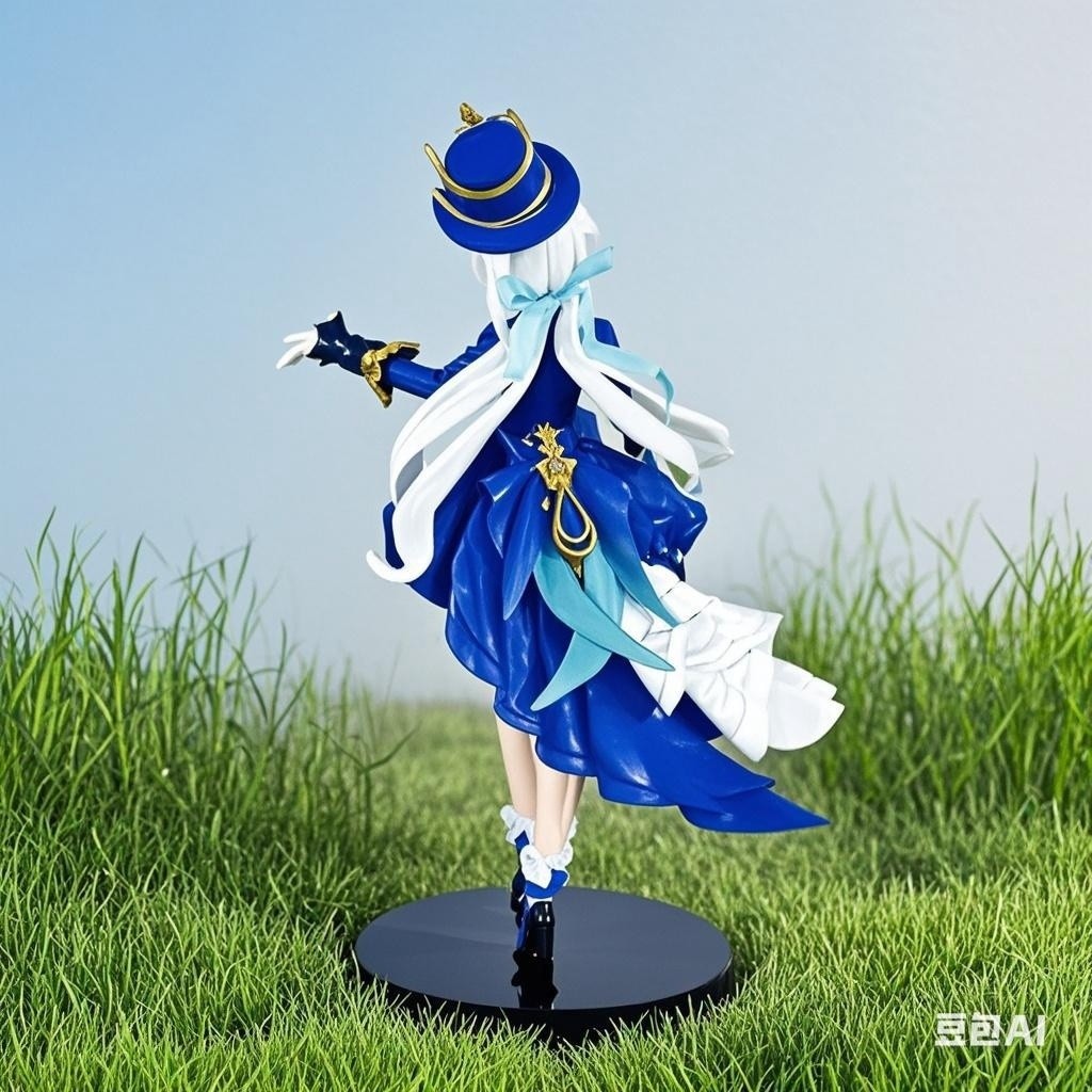 Anime Girl Furina God of Justice Sin Dance Step Water God Figure Furina Peripheral Genshin Impact Fi