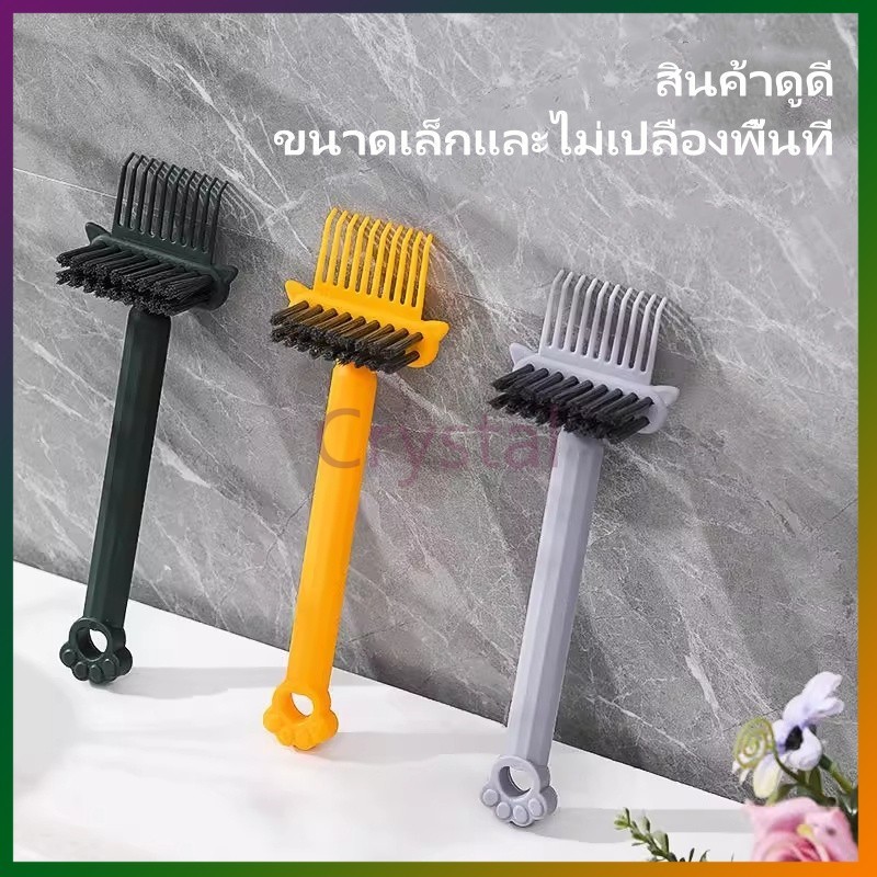 Crystal แปรงทำความสะอาดหวี/หวีลมแบบถุงลม แปรงทำความสะอาดหวี/หวีนวด หวีม้วนผม สิ่งประดิษฐ์ทำความสะอาด