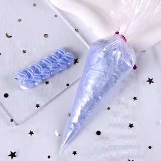 วิปปิ้งครีมไข่มุก 50g กาวครีมใช้ทำงานฝีมือ DIY และของตกแต่ง แถมหัวบีบฟรี