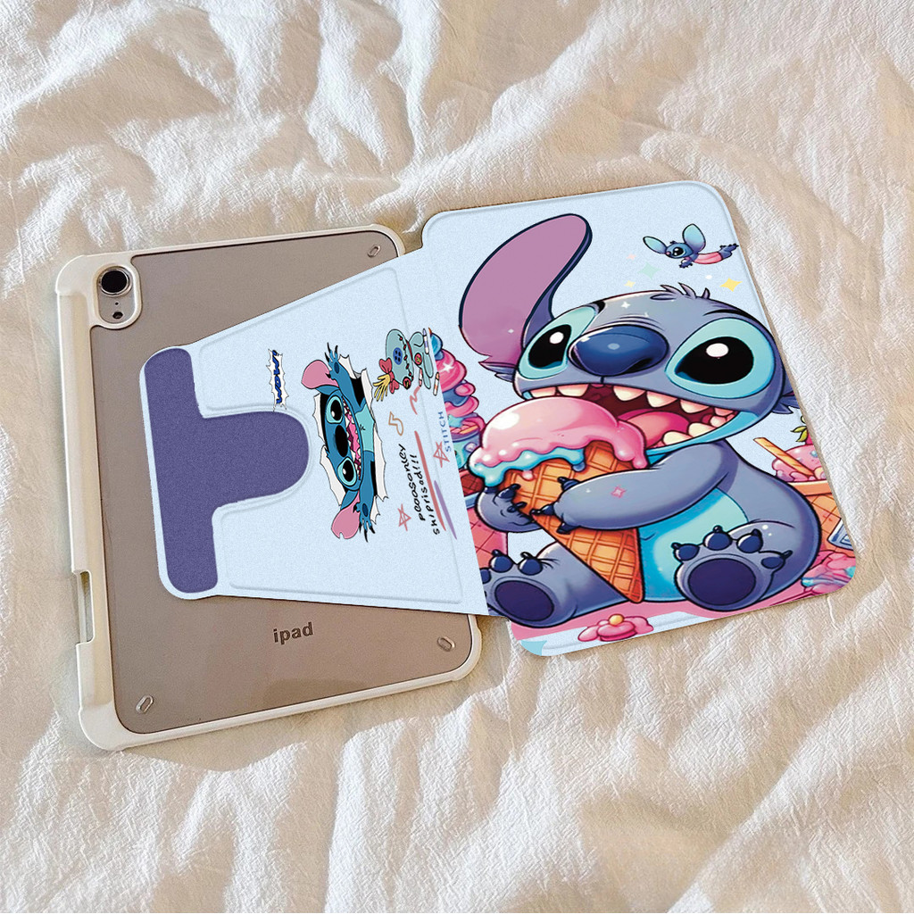 【720°หมุนเคส ไอแพด 720° หมุนพลิกกรณีอะคริลิสําหรับiPad Air4/Air5 Pro 11 "Gen 7/8/9 10.2" Gen 5/6 9.7