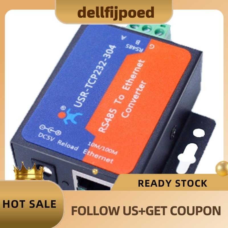 delfijpoed1 PCS Modbus Serial Port RS485 to Ethernet Converter Server Adapter - TCP232-304 การส่งข้อ